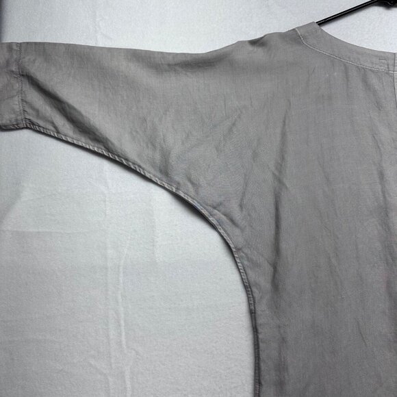 Wilfred Womens Ramie Blend Dolman Sleeve Tunic Top Dress Size XXS Oversized Gray - Picture 3 of 11